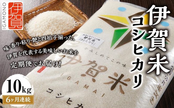 令和7年産 伊賀米コシヒカリ 10kg（6ヶ月連続） 242161_CE005