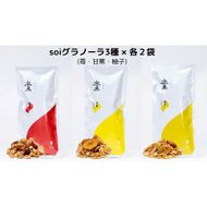 soi グラノーラ３種×各２袋（苺・甘蕉・柚子） 232238_PP60