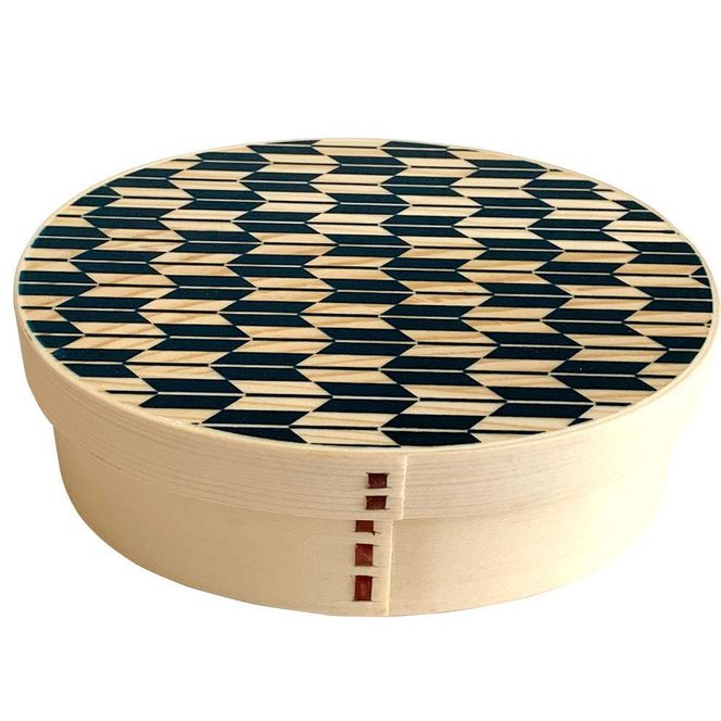 ［ 2個セット 赤 青 ］ 曲げわっぱ 弁当箱 まげわっぱ 白木 矢羽柄 和柄 ランチボックス メンズ 女性 男性 lunch box お弁当［YS6］ 303446_CR051