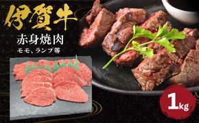 伊賀牛 赤身（モモ、ランプ等）焼肉 約1kg 242161_AZ039