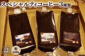 コーヒー EF15 スペシャルティコーヒー 粉 100g×3種類 計300g [アフターゲームカフェ 八ヶ岳珈琲 山梨県 韮崎市 20742293-1] 珈琲 コーヒー粉 珈琲粉 自家焙煎 焙煎 セット