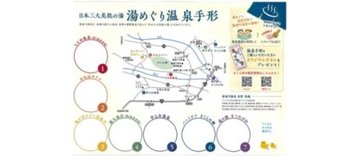 日本三大美肌の湯　喜連川温泉「温泉手形」