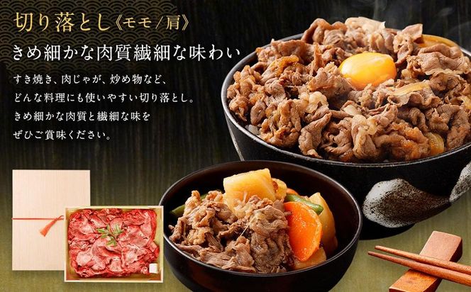 【銀閣寺大西】京都肉切り落とし（モモ／肩）400ｇ［ 京都 老舗 肉 切り落とし 人気 おすすめ グルメ おいしい 高級 ブランド ブランド牛 和牛 国産牛 料理 ステーキ すき焼き しゃぶしゃぶ 焼肉 ］  261009_A-AG001