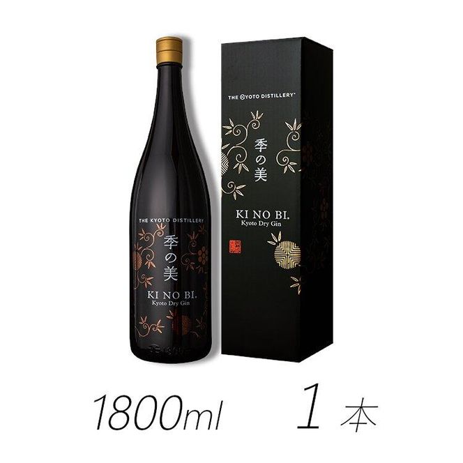 【京都蒸溜所】季の美　京都ドライジン　1800ml×1本 ［京都 お酒 ジン ドライジン スピリッツ 人気 おすすめ こだわり 蒸留 蒸留酒 蒸留所］ 261009_A-TC009