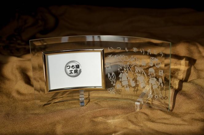 【世界に一つの直筆彫刻】オリジナルフォトフレーム