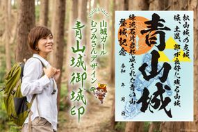 青山城 御城印 1枚 小川町指定史跡 旅 歴史 山城 城めぐり [おいでなせえ 埼玉県 小川町 162]