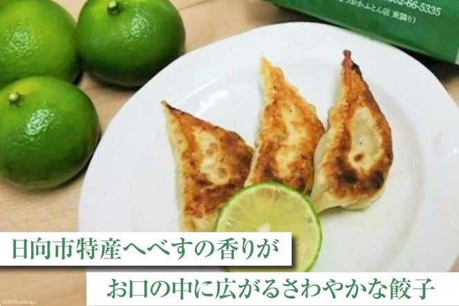 宮崎餃子 へべす餃子 15個×4 計60個 [餃子の里 宮崎県 日向市 452061116] 惣菜 餃子 ぎょうざ ギョウザ 専門店 冷凍