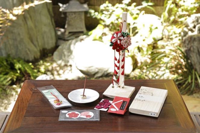 【山田松香木店】季節の香飾り・お香セット（冬） 261009_B-AC09