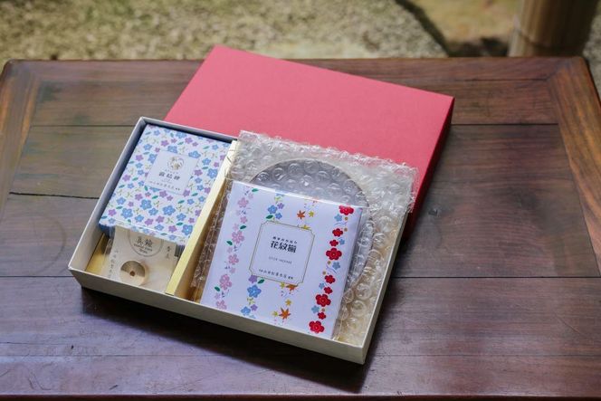 【山田松香木店】季節のお香・香皿セット（夏） 261009_B-AC12