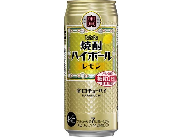 【宝酒造】タカラ「焼酎ハイボール」＜レモン＞（500ml×24本）［タカラ 京都 お酒 焼酎ハイボール 焼酎 ハイボール レモン 檸檬 人気 おすすめ 定番 おいしい ギフト プレゼント 贈答 ご自宅用 お取り寄せ］ 261009_B-BL17