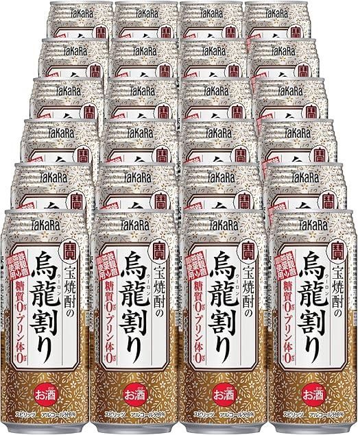 【宝酒造】宝焼酎の烏龍割り（480ml×24本）［タカラ 京都 お酒 チューハイ 缶チューハイ 酎ハイ サワー お茶 ウーロン 人気 おすすめ 定番 おいしい ギフト プレゼント 贈答 ご自宅用 お取り寄せ］ 261009_B-BL41