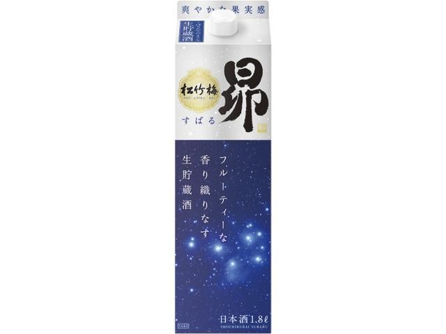 【宝酒造】松竹梅「昴」〈生貯蔵酒〉（1.8L紙パック×6本）［ タカラ 京都 お酒 日本酒 清酒 人気 おすすめ 定番 おいしい ギフト プレゼント 贈答 ご自宅用 お取り寄せ ］ 261009_B-BL54