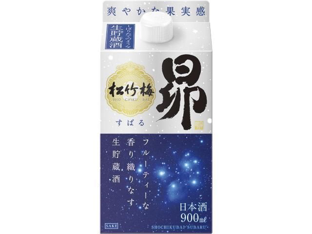 【宝酒造】松竹梅「昴」〈生貯蔵酒〉（900ML紙パック×6本）［ タカラ 京都 お酒 日本酒 清酒 人気 おすすめ 定番 おいしい ギフト プレゼント 贈答 ご自宅用 お取り寄せ ］ 261009_B-BL55