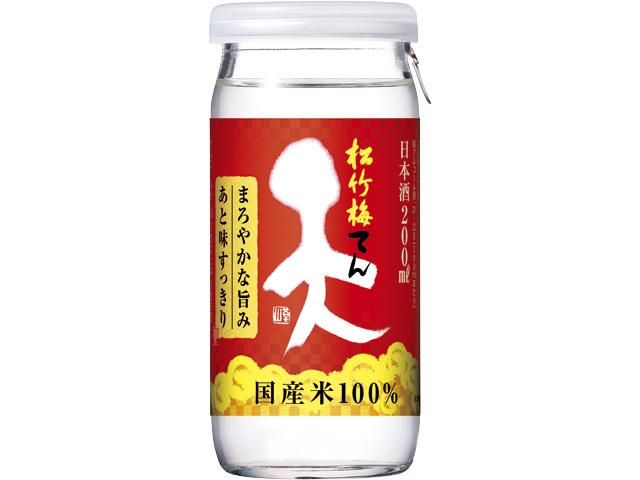 【宝酒造】松竹梅「天」（200ML壜カップ×30本）［ タカラ 京都 お酒 日本酒 清酒 人気 おすすめ 定番 おいしい ギフト プレゼント 贈答 ご自宅用 お取り寄せ ］ 261009_B-BL60