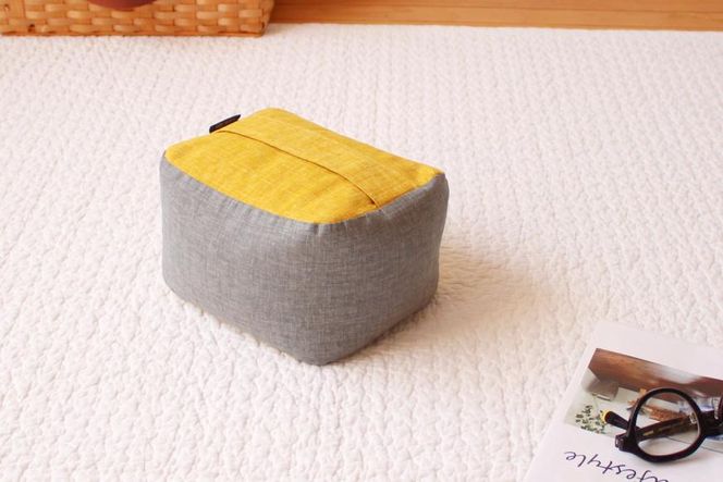 【 洛中高岡屋 】３つの高さで寛げるアイテム『コロミィ』（紙屋紙＆菜の花） 261009_B-BZ81