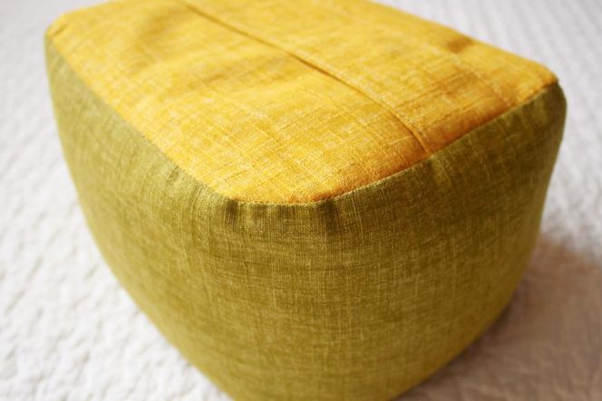 【 洛中高岡屋 】３つの高さで寛げるアイテム『コロミィ』（萌黄＆菜の花） 261009_B-BZ82