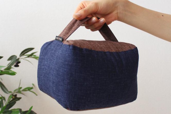 【 洛中高岡屋 】３つの高さで寛げるアイテム『コロミィ』（褐色＆檜皮） 261009_B-BZ83