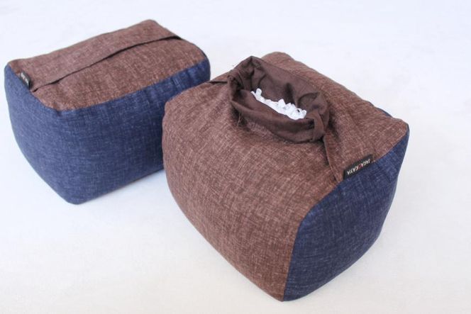 【 洛中高岡屋 】３つの高さで寛げるアイテム『コロミィ』（褐色＆檜皮） 261009_B-BZ83