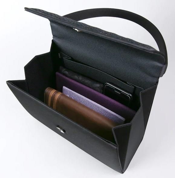 【岩佐】手織リボンメッシュフォーマルバッグ 261009_B-DS05