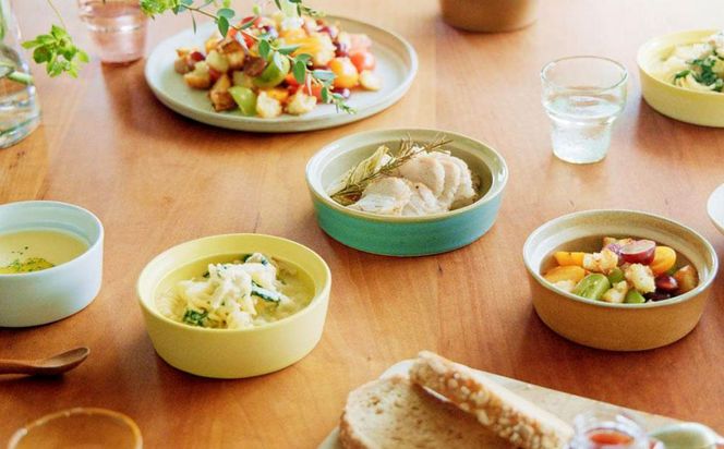 【aeru】ベビー 食器｜京焼の こぼしにくい器（ボウル） 離乳食  赤ちゃん 子供 子ども 出産祝い ギフト レンジ対応 食洗機対応 261009_B-EN06