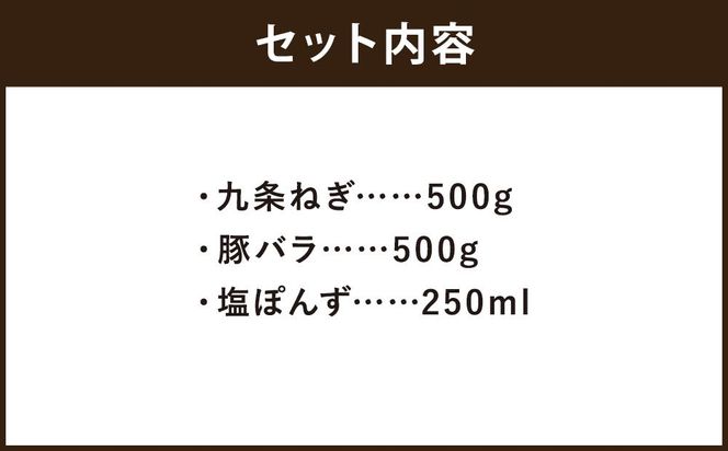 【こと京都】《毎月29日お届け》九条ねぎのしゃぶしゃぶセット 261009_B-GC04