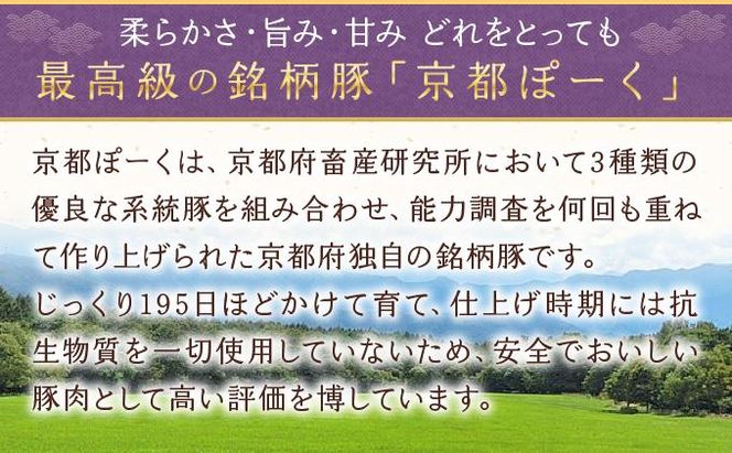 【京都特産ぽーく】京都ぽーく 豚肉小間切れ（225g×4パック 計900g） 261009_B-FL07