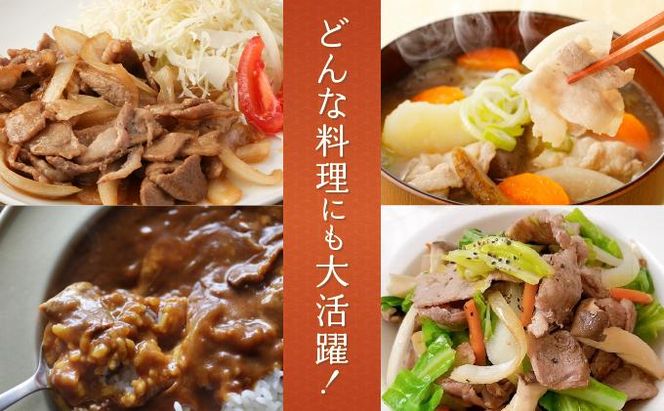 【京都特産ぽーく】京都ぽーく 豚肉小間切れ（225g×4パック 計900g） 261009_B-FL07