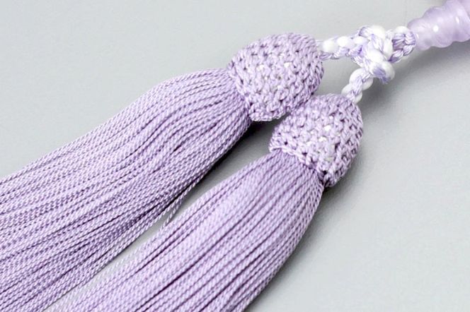 【京念珠】数珠 悟仕立 淡水真珠 藤雲石 正絹房 【土屋念珠店/女性用/レディース/念珠/略式/3704】 261009_B-FR47