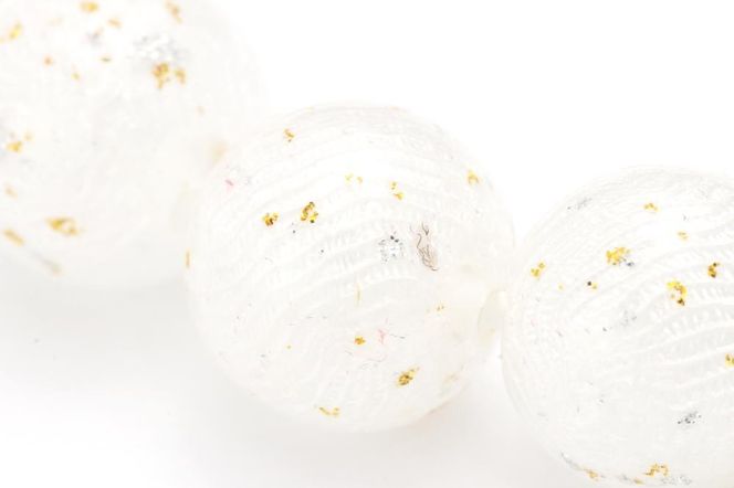 【京念珠×京ちりめん】水晶 ホワイト 数珠袋付き【土屋念珠店/女性用/レディース/数珠/略式/仏具】 261009_B-FR81