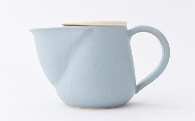 【晋六窯】PELICAN TEA POT/BLUE＆CUP（色違いのCUP 2個） 261009_B-HH02