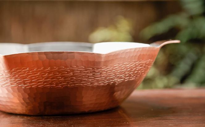 【八木庖丁店】手打ち銅製 八角水煮鍋(9寸) 261009_B-JU13