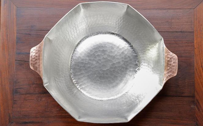 【八木庖丁店】手打ち銅製 八角水煮鍋(9寸) 261009_B-JU13