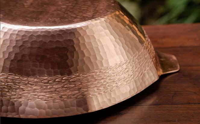 【八木庖丁店】手打ち銅製 八角水煮鍋(9寸) 261009_B-JU13