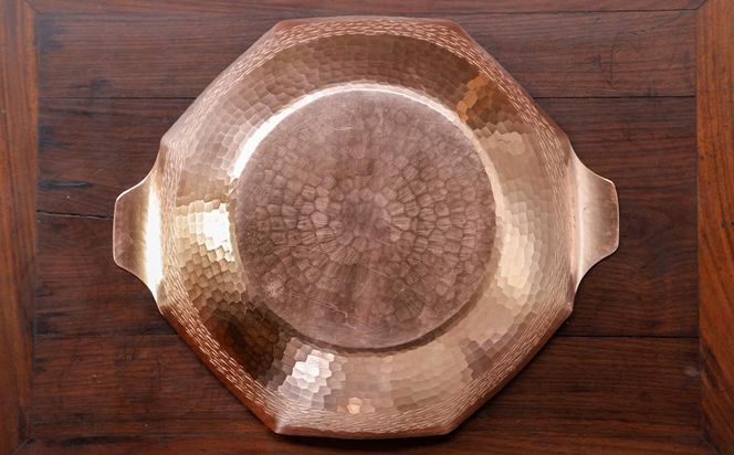 【八木庖丁店】手打ち銅製 八角水煮鍋(9寸) 261009_B-JU13