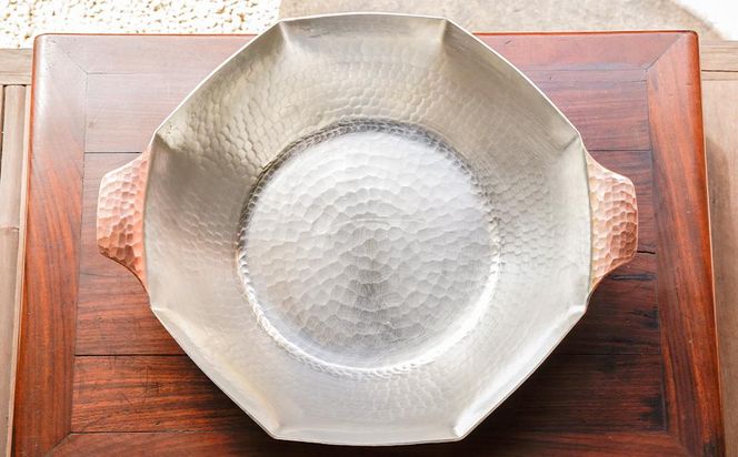 【八木庖丁店】手打ち銅製 八角水煮鍋(尺) 261009_B-JU14