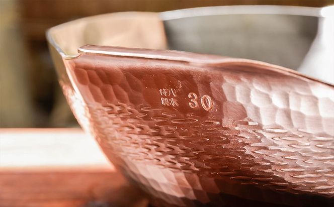 【八木庖丁店】手打ち銅製 八角水煮鍋(尺) 261009_B-JU14