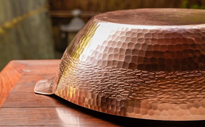 【八木庖丁店】手打ち銅製 八角水煮鍋(尺) 261009_B-JU14