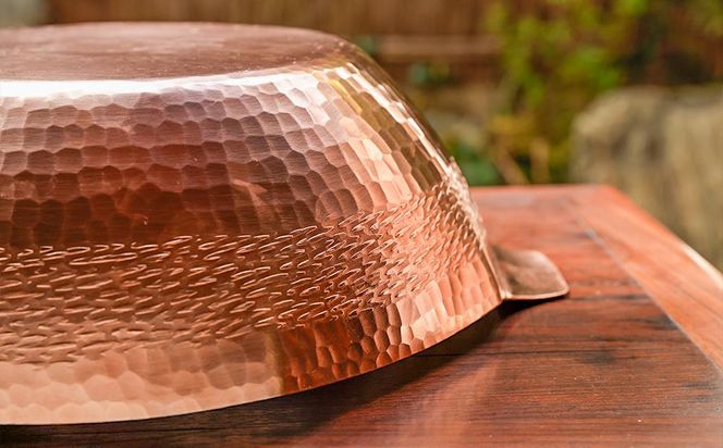 【八木庖丁店】手打ち銅製 八角水煮鍋(尺) 261009_B-JU14