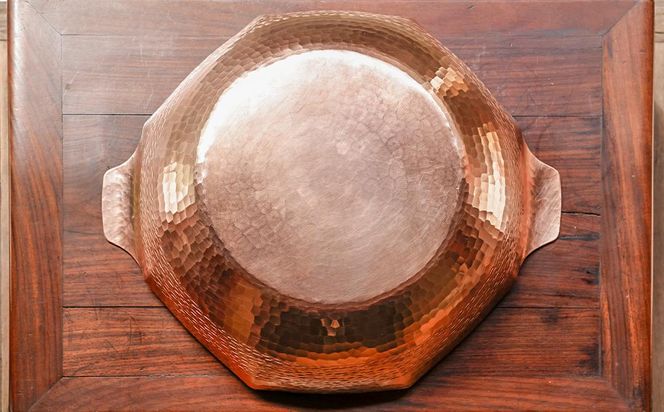 【八木庖丁店】手打ち銅製 八角水煮鍋(尺) 261009_B-JU14