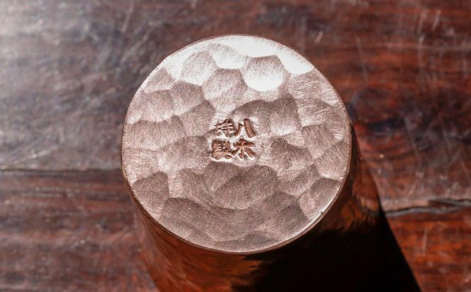 【八木庖丁店】手打ち銅製 ぐい呑み(ペア) 261009_B-JU24