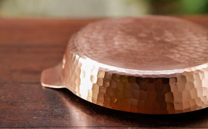 【八木庖丁店】手打ち銅製 グラタン皿(15cm) 261009_B-JU27