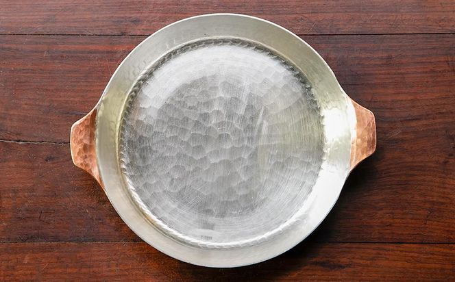 【八木庖丁店】手打ち銅製 グラタン皿(18cm) 261009_B-JU28