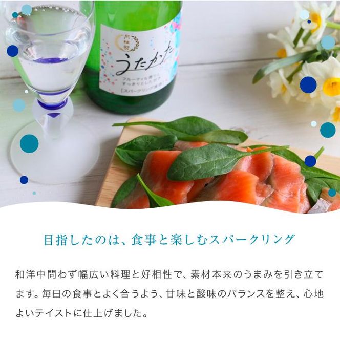 【月桂冠】スパークリング清酒　うたかた（300mL×12本） 261009_B-NP02