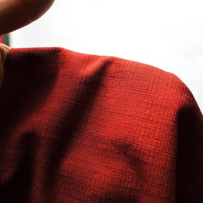 【工夫庵】色あそび 座布団 えんじ（2枚セット）(EE) 261009_B-NS06VC02