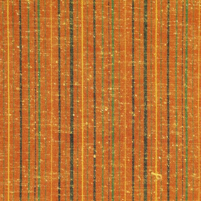 【工夫庵】唐桟縞（とうざんじま）座布団 オレンジ（2枚セット）（OR） 261009_B-NS07VC01