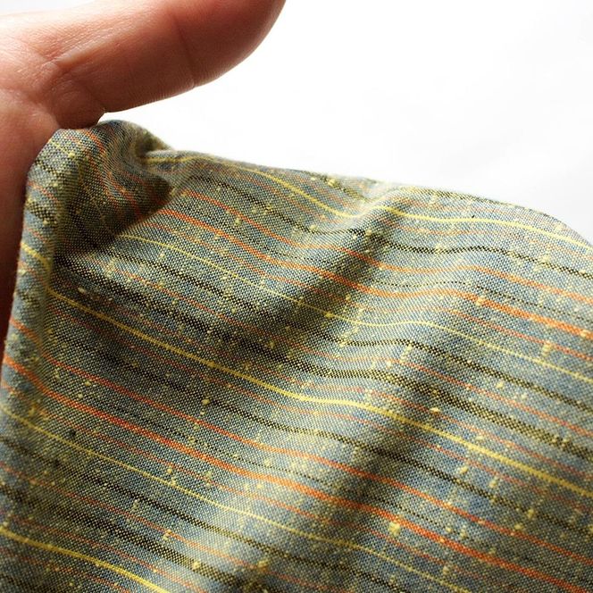 【工夫庵】唐桟縞（とうざんじま）座布団 グリーン（2枚セット）（GR） 261009_B-NS07VC03