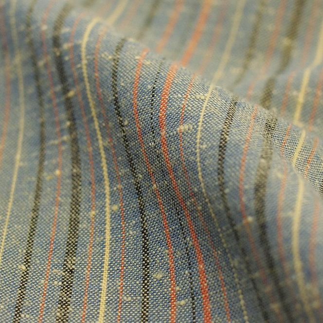 【工夫庵】唐桟縞（とうざんじま）座布団 グリーン（2枚セット）（GR） 261009_B-NS07VC03