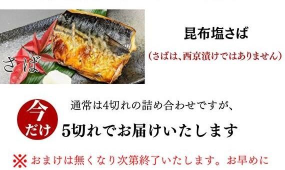 【京の魚匠 ぼんち】手作り西京漬け〈お試しセット〉5魚種5切れ詰め合わせ 261009_B-QG03