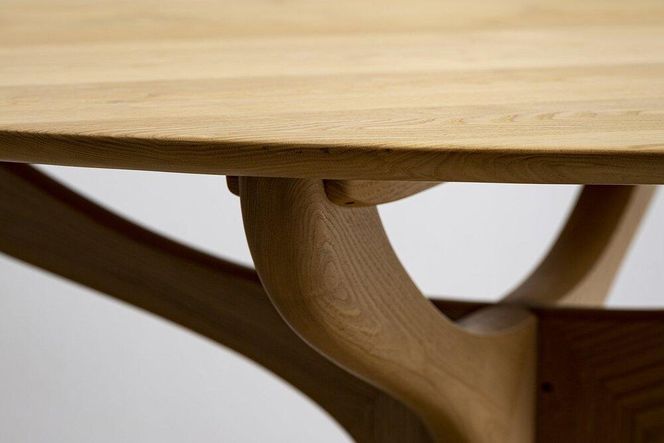 【FILE FURNITURE WORKS】ダイニングテーブル（DT-5 Round Table）［ 京都 家具 インテリア テーブル おしゃれ 高級 人気 おすすめ 国産 職人 一点もの オーダー 東京 田園調布 ショールーム ］ 261009_B-UK07