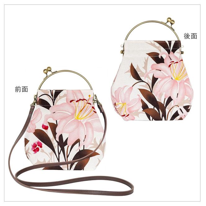 【亥之吉】ベンリーがま口「ゆりあざみ」2wayがま口バッグ（いのきち） 261009_B-UY01